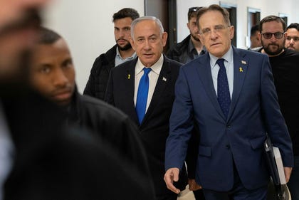 Tzachi Braverman and Prime Minister Benjamin Netanyahu in September 2025.