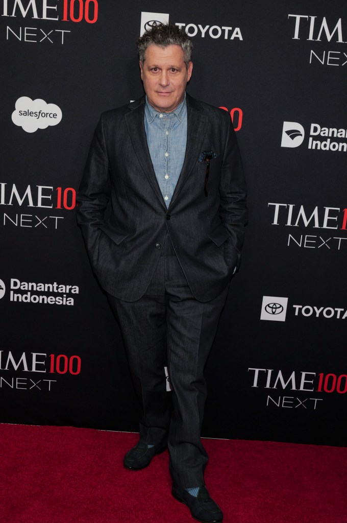 Isaac Mizrahi on the red carpet at the TIME100 Next Gala.