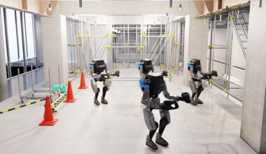 Walking simulation in a virtual environment