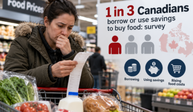 One third of Canadians resort to their savings or...