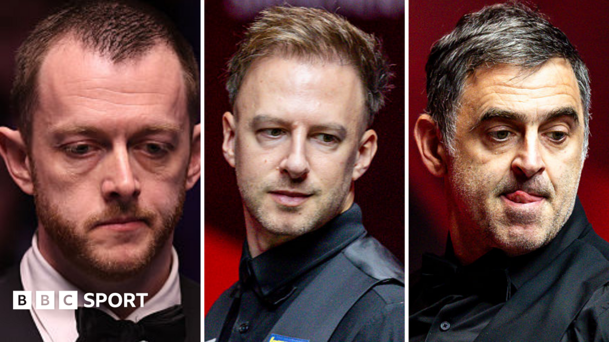 Mark Allen, Judd Trump and Ronnie O'Sullivan