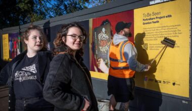 Youth self-portraits appear on Edinburgh billboards