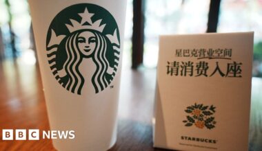 Starbucks China requires purchase before customers sit in its stores - BBC