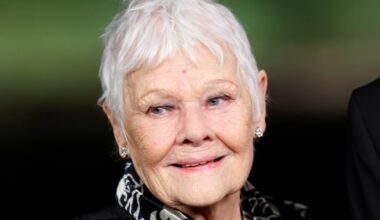 Judi Dench says she can no longer act or read due to age-related macular degeneration