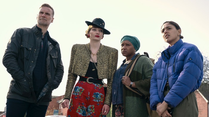 The cast of The Outlaws