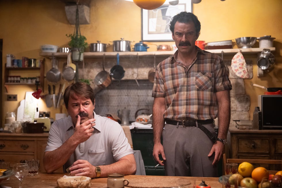 Danny Dyer, Aidan Turner, Rivals season 2 danny dyer, aidan turner, rivals season 2