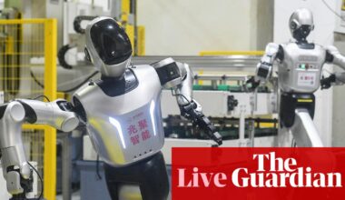 Roaring exports lift China’s economic growth; violent French protests put pressure on euro, stocks and bonds – business live | Business