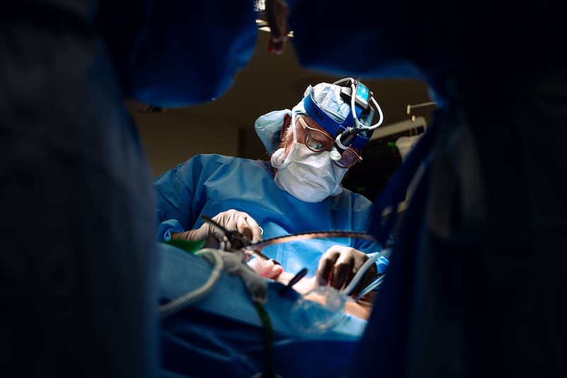 Dr Robert Montgomery at NYU Langone Health. Photograph: Angelina Katsanis/The New York Times