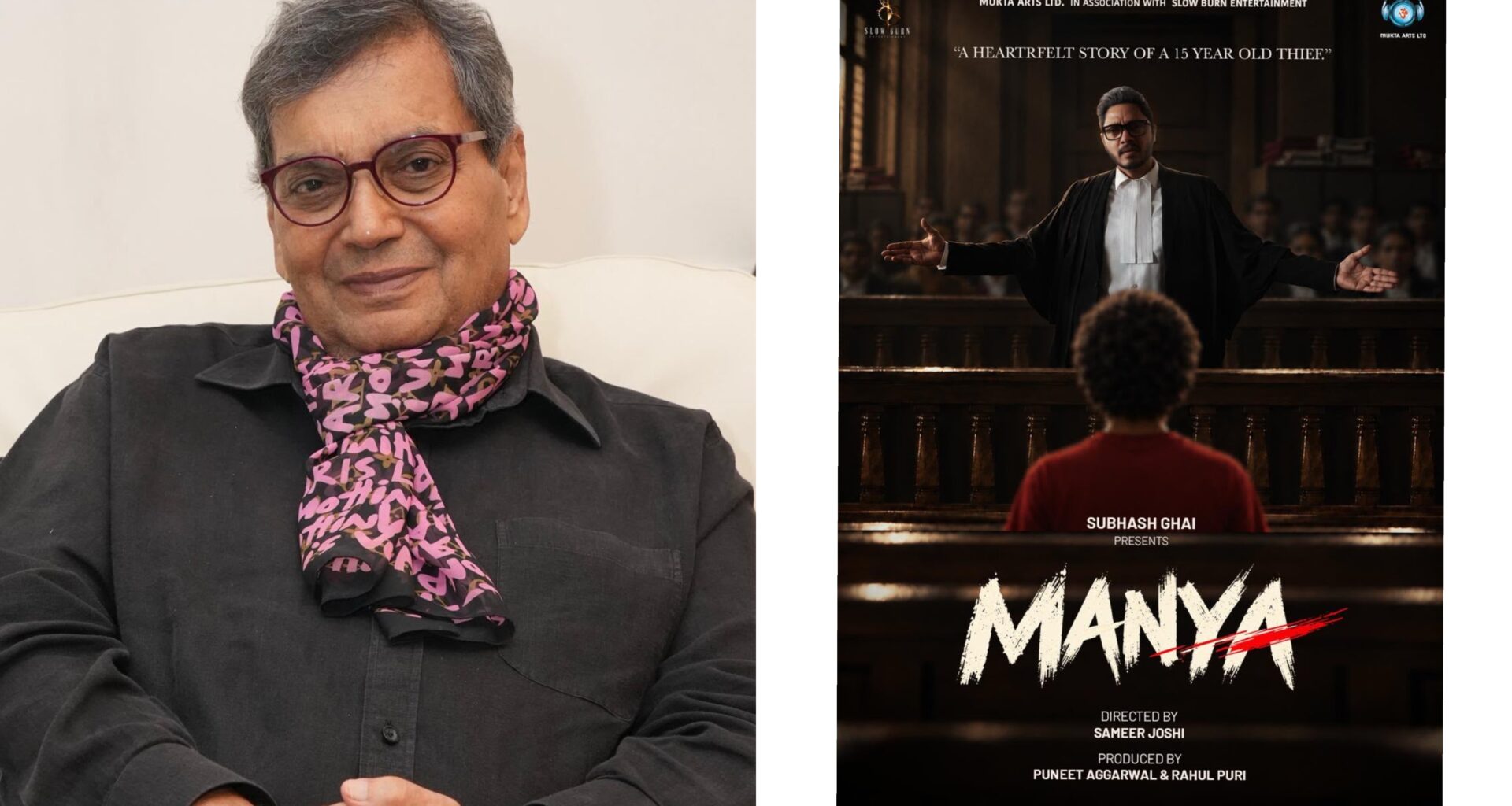 Subhash Ghai completes Manya as Mukta Arts marks 48 years, reunites with Shreyas Talpade after two decades