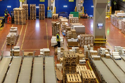 Teva's logistics center. Credit: Eyal Toueg Teva's logistics center.