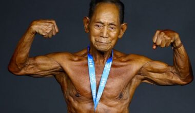 Other Sports: Japanese bodybuilder, 90, flexes ageless ambition on Spanish stage