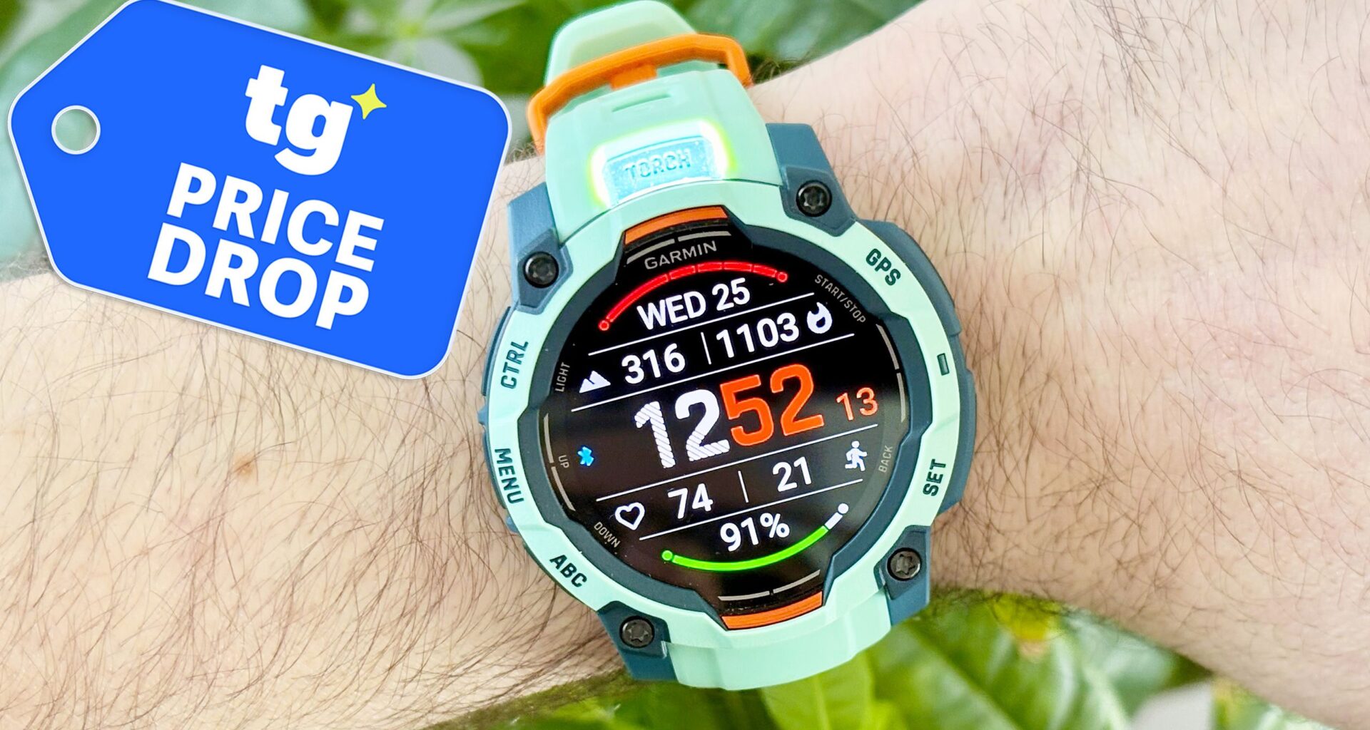 Don’t wait until Black Friday — Garmin’s rugged smartwatch with a flashlight is $100 off right now