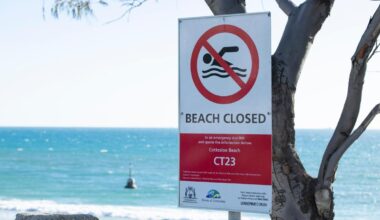 Shark warning as Perth beaches closed: City beach closed to swimmers due to ongoing shark threat