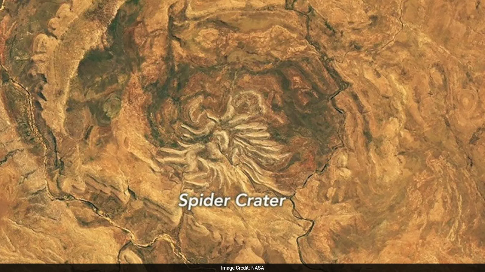 NASA's Satellite Spots Spider-Shaped Crater In Australia Formed By Ancient Meteorite Impact