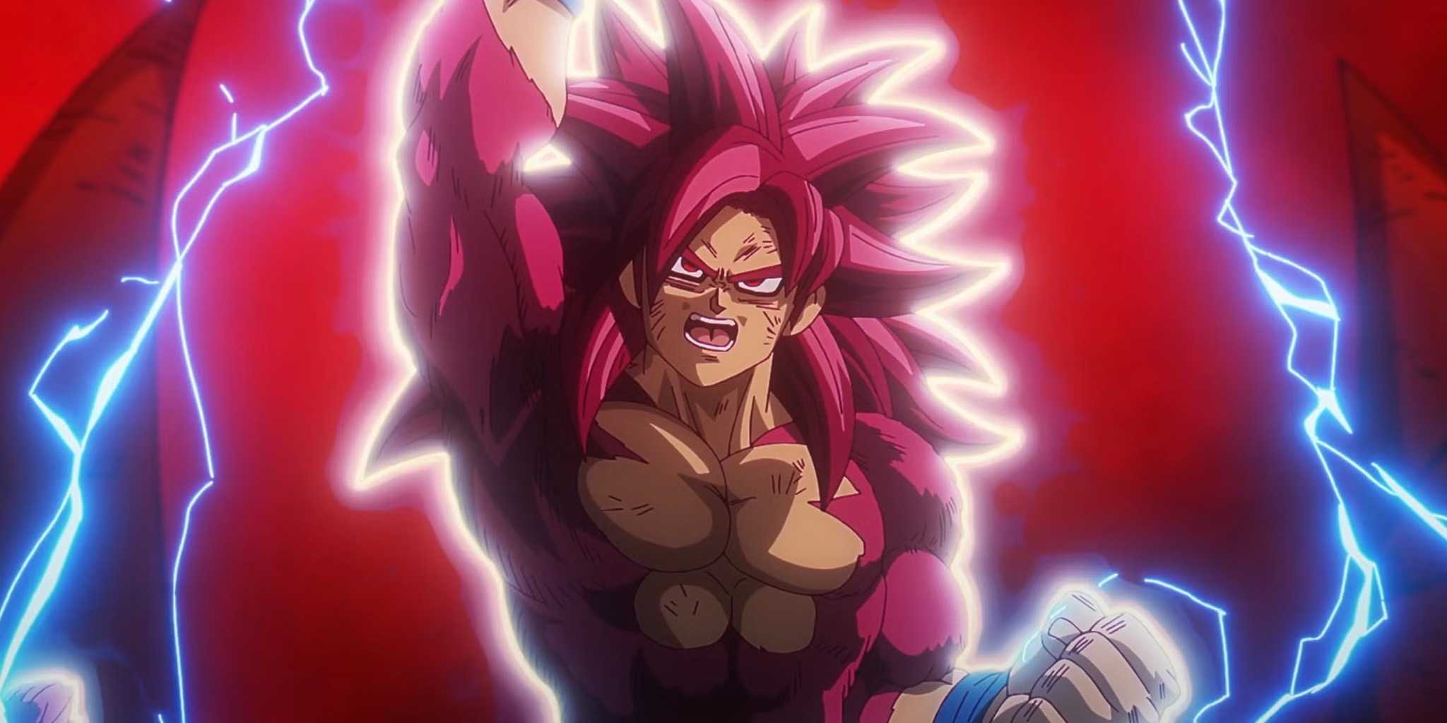 Super Saiyan 4 Goku powers up in Dragon Ball DAIMA.