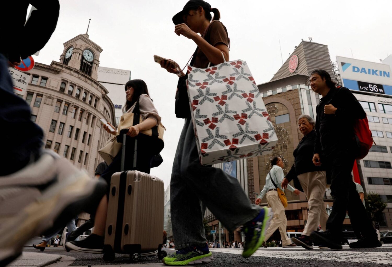 Japan’s household spending falls again despite wage gains