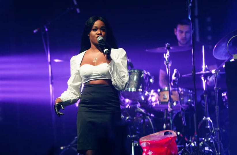 Azealia Banks performs in London, England, Jan. 27, 2019.