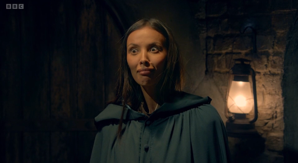 maya jama in the turret