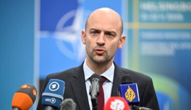 French Foreign Minister Jean-Noel Barrot speaks in Sweden, May 22, 2026; illustrative.