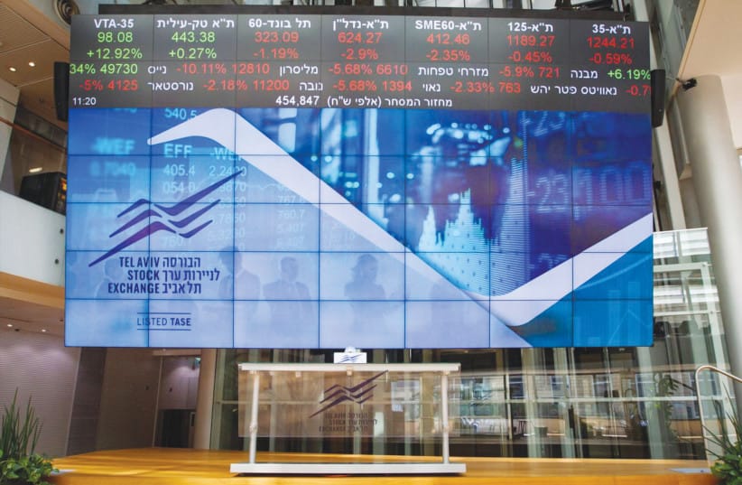 THE TEL AVIV stock exchange.