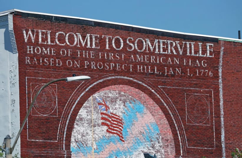 A wall mural in Union Square in Somerville.