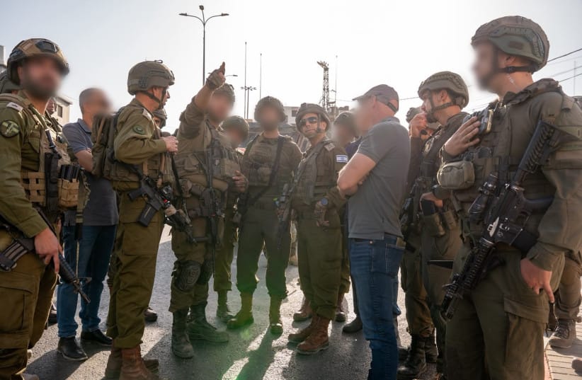 The IDF operates on the scene of a terror attack near Hebron on October 23, 2026.
