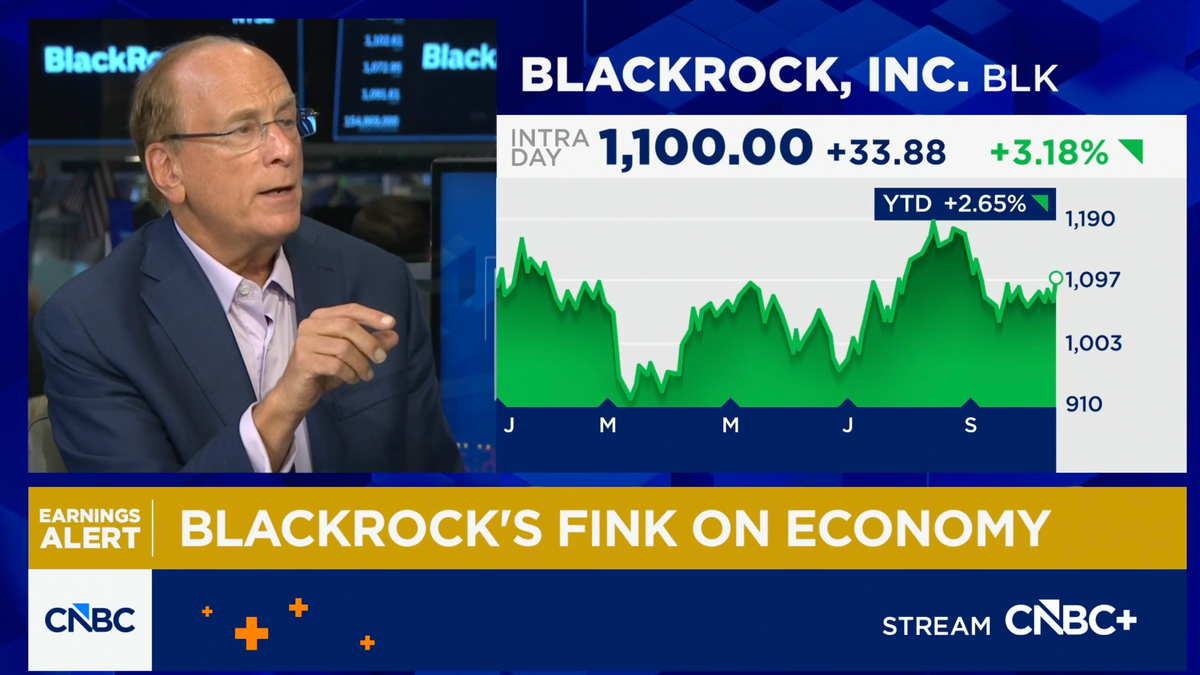 BlackRock's Larry Fink names a U.S. recession trigger and it's tied to AI