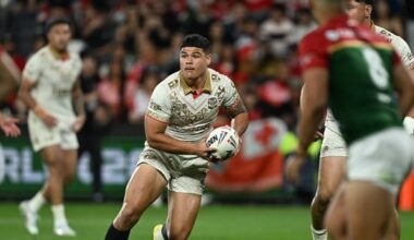 Rugby League World Cup 2026, Tonga, Salesi Foketi, Samoa, hooker, CommBank Stadium