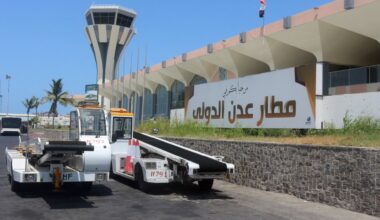 Yemen’s government says Houthis fired two missiles at Aden airport | Conflict News