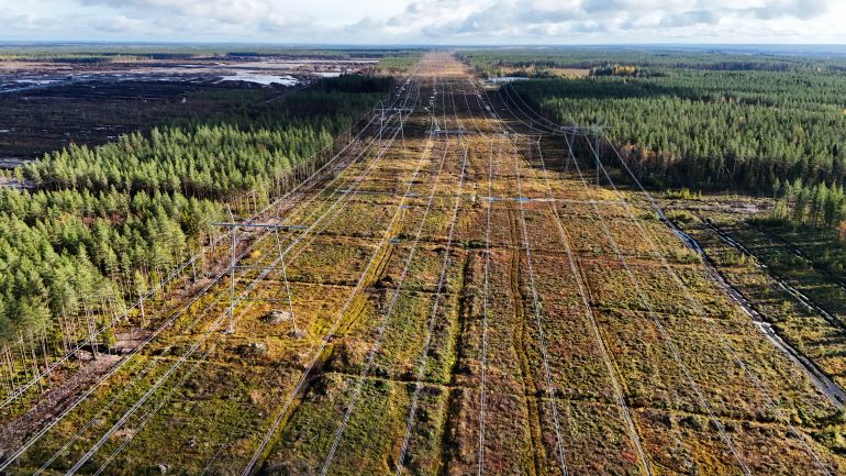 The site earmarked for Google's new data centre is seen in Vaala, Finland, on September 29, 2026 [Alessandro Rampazzo/AFP]