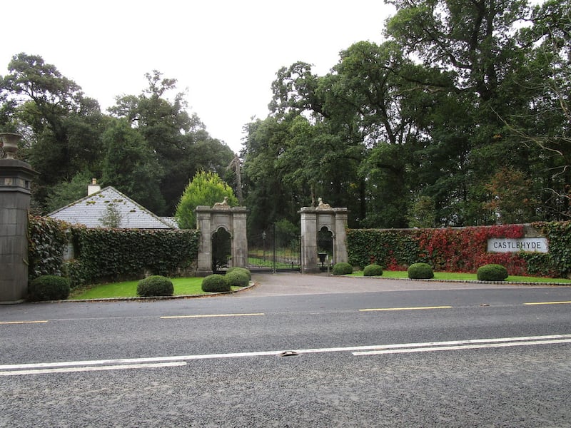 The entrance to Castlehyde estate in Co Cork