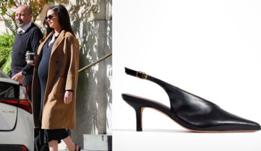 Anne Hathaway stepped out in Anonymous Copenhagen pumps in New York City.