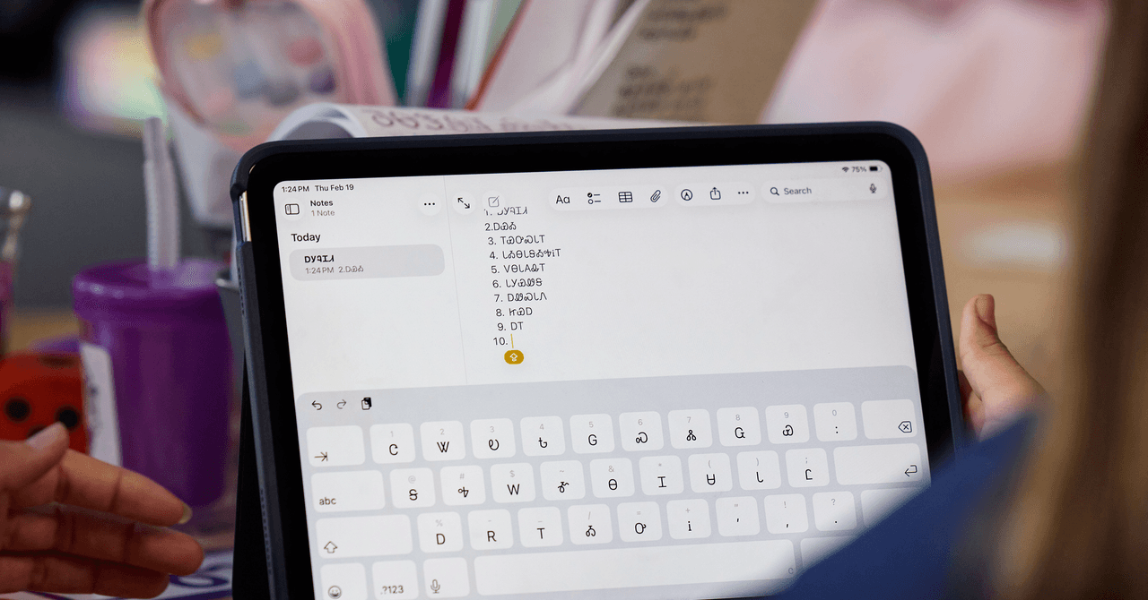 How Apple Puts Indigenous Languages on the iPhone Keyboard