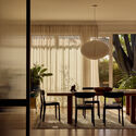 Holland Grove / Blair Smith Architecture - Interior Photography, Dining room, Wood, Table, Chair, Lighting
