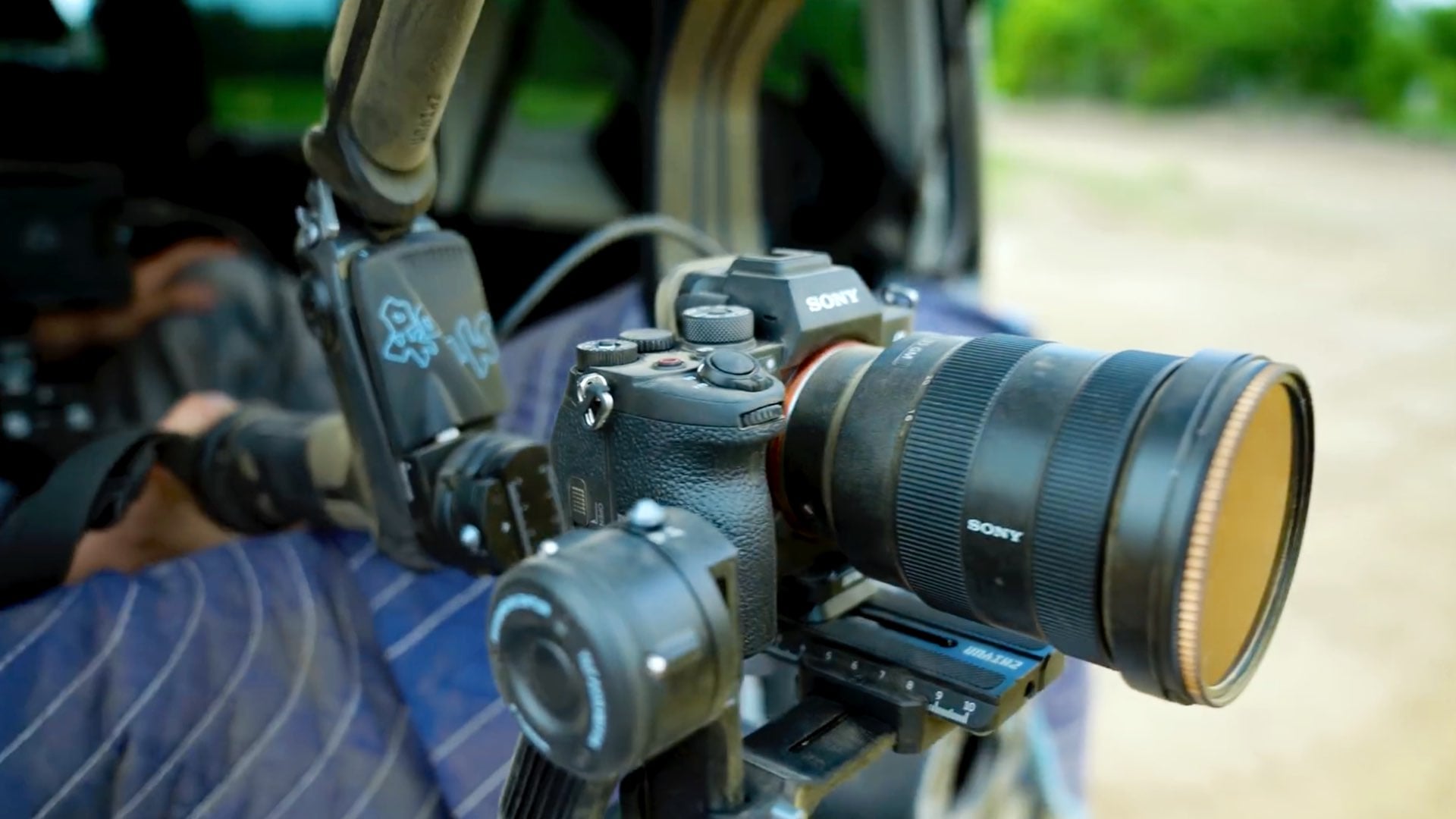 The gimbal setup: Zhiyun-Tech Weebill-2 3-Axis Gimbal Stabilizer paired with the Sony A7S III, lensed with a 24-70mm f2.8 G-Master. Photo credit: KALA (@KALA.LTD) and Chris Hau