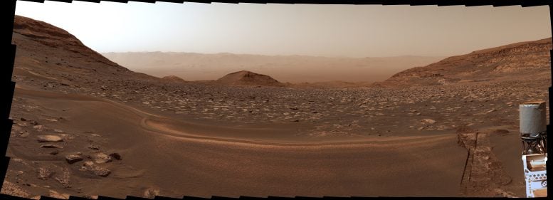 Curiosity Rover’s View of Gale Crater