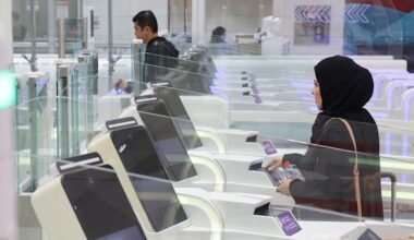 Passport control at Dubai Airport  credit: Reuters/Amr Alfiky