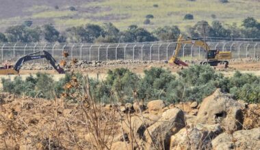 Israel building military line in occupied Syrian territory, Damascus says