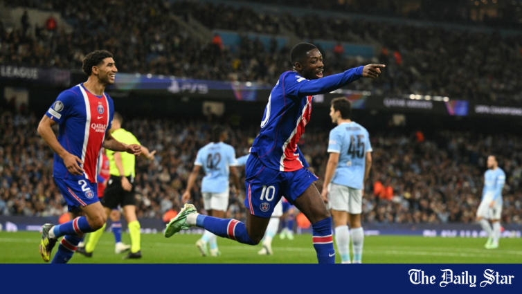 PSG outgun embattled Man City in six-goal Champions League thriller