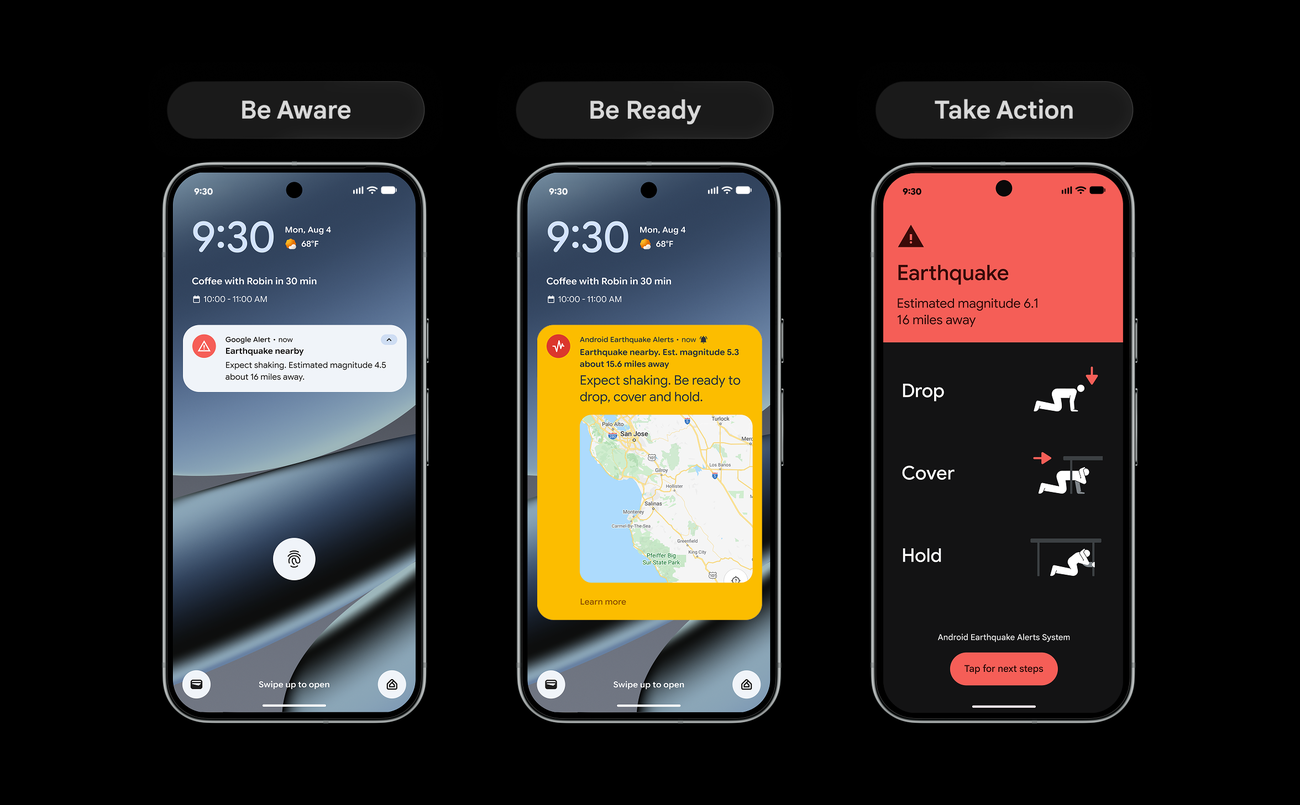 Android earthquake alerts expand to over 200 regions