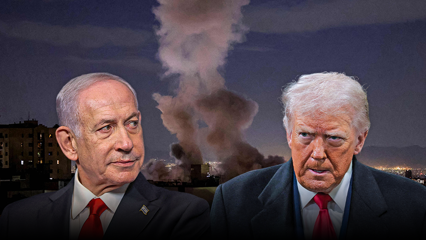 Will the strikes resume? (Photo: ATTA KENARE / AFP, JOE RAEDLE / AFP, Anna Moneymaker AFP) תקיפות האיראן