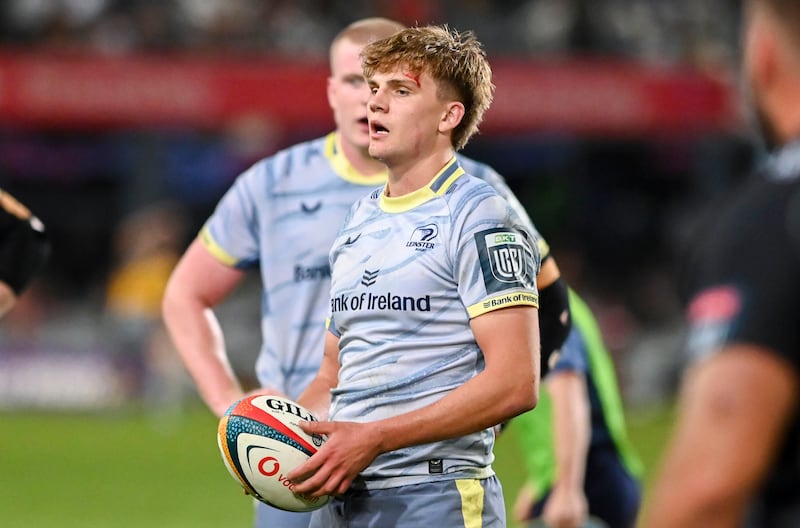 Leinster's Caspar Gabriel in action against Sharks. Photograph: Darren Stewart/SteveHaagSports/Inpho