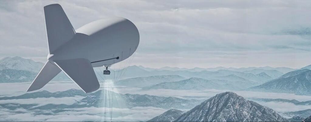 POINT@AIR operates from an elevated platform known as an aerostat (Photo: IAI) POINT@AIR operates from an elevated platform known as an aerostat