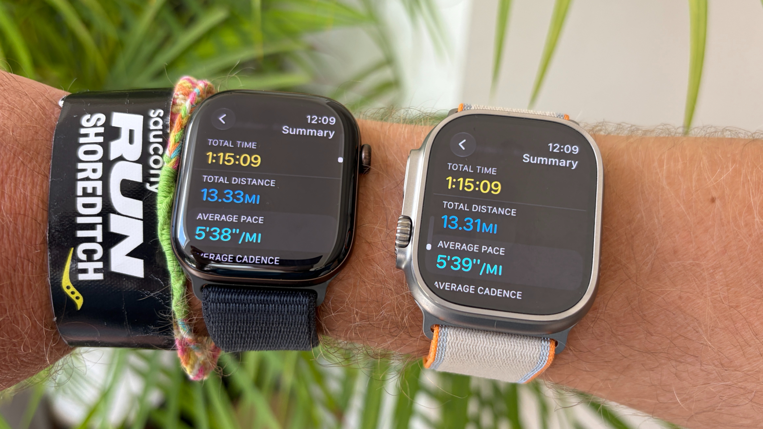 Close-up of the Apple Watch 12 and Apple Watch Ultra 4 on a user's wrist