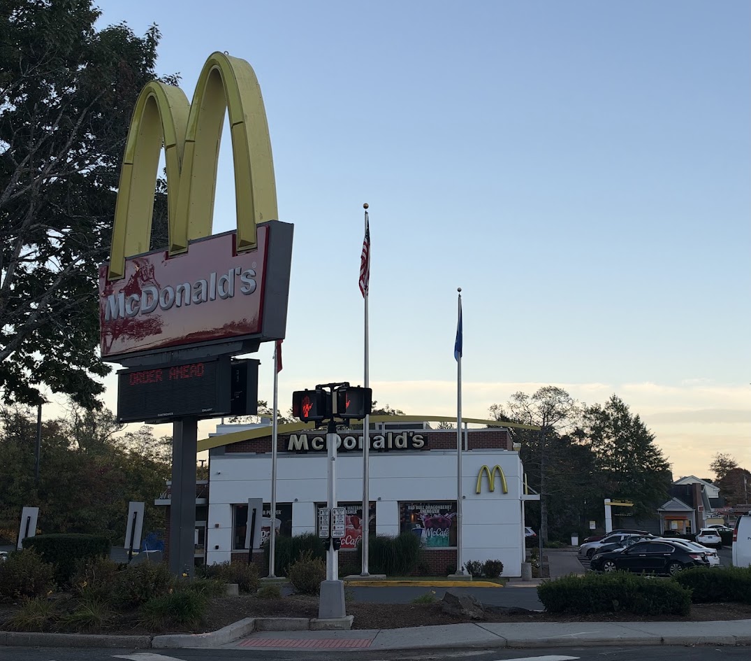McDonald's located on Campbell Avenue near campus.