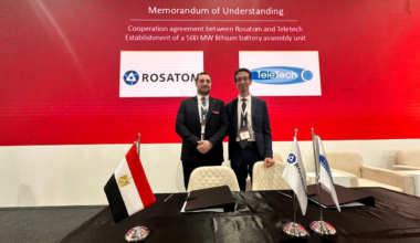 Rosatom, Teletech to Set Up 500 MWh Energy Storage Assembly in Egypt