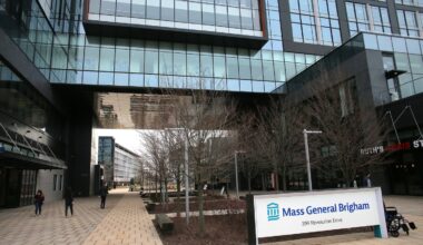 The Mass General Brigham offices in Somerville.