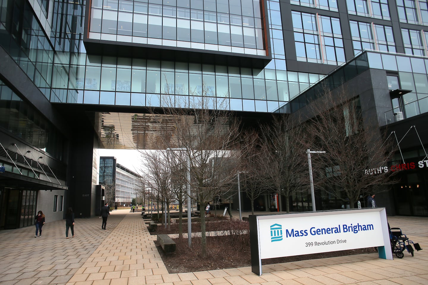 The Mass General Brigham offices in Somerville.