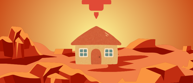 3D-Printing 'Living' Buildings On Mars With Yeast And Gelatin