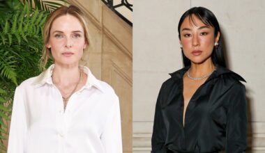 Rebecca Ferguson and Greta Lee